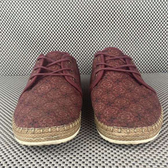 Disney x Call It Spring Aladdin Shoes Mens 10.5 Burgundy Genie Lamp Logo Lace Up - Picture 6 of 14